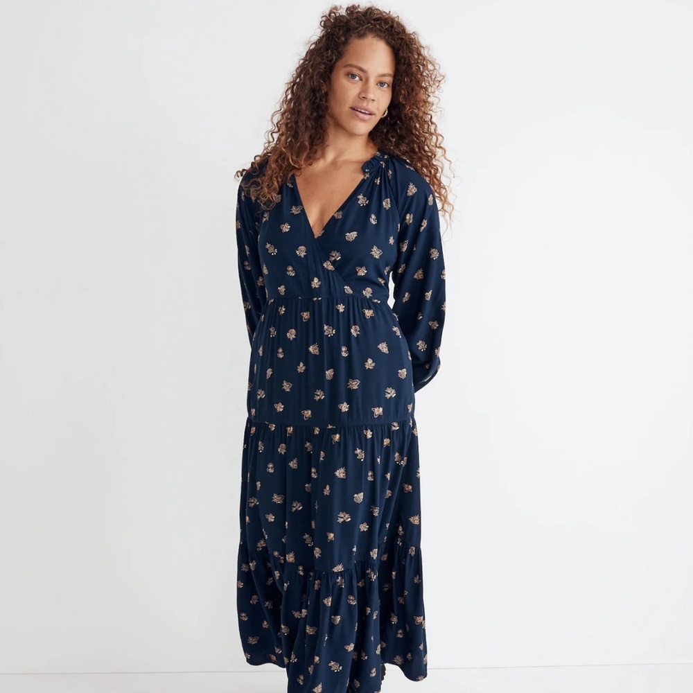 Madewell Challis Midi Dress size Medium